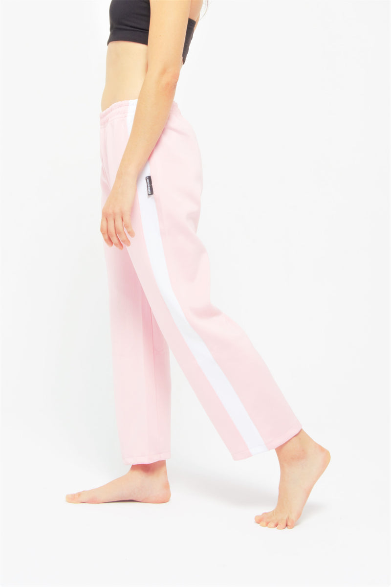 Flying Contemporary Dance Pants - Pink & White / EMotionBodiesBrand