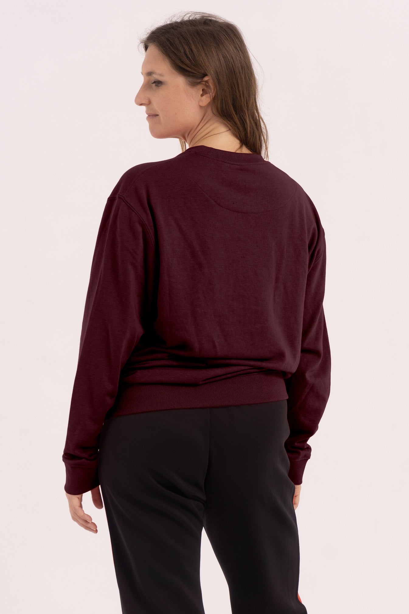 Sudadera sin capucha - Burgundy