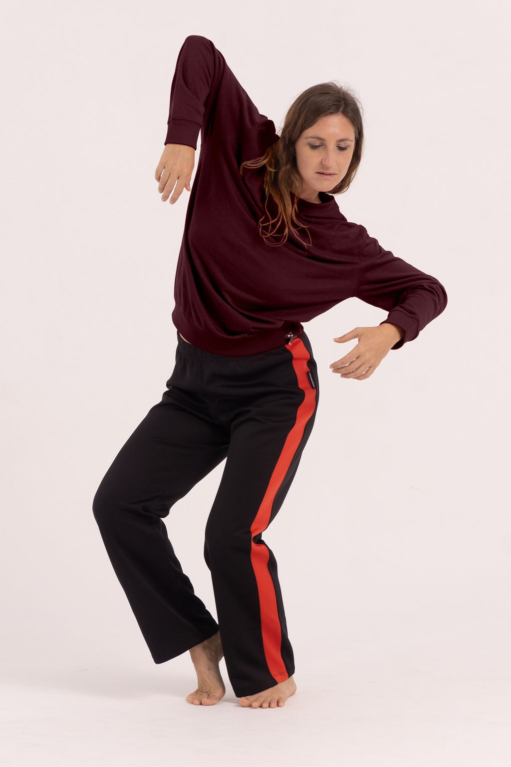 Sudadera sin capucha - Burgundy