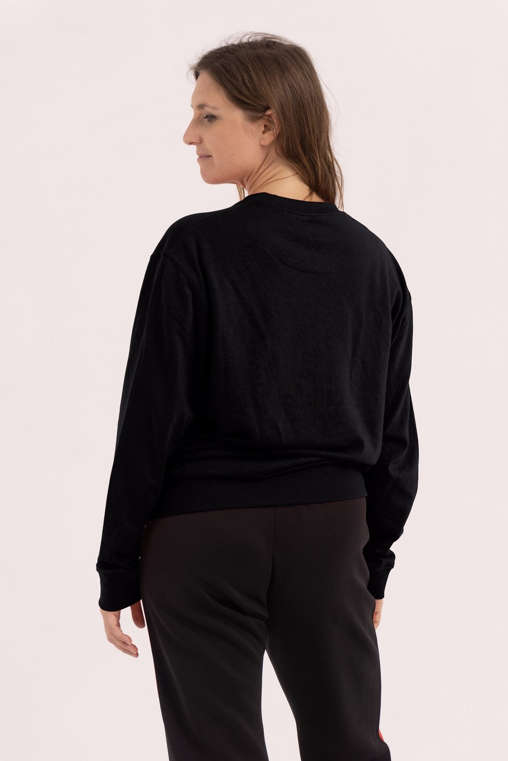 Sudadera sin capucha - Negra