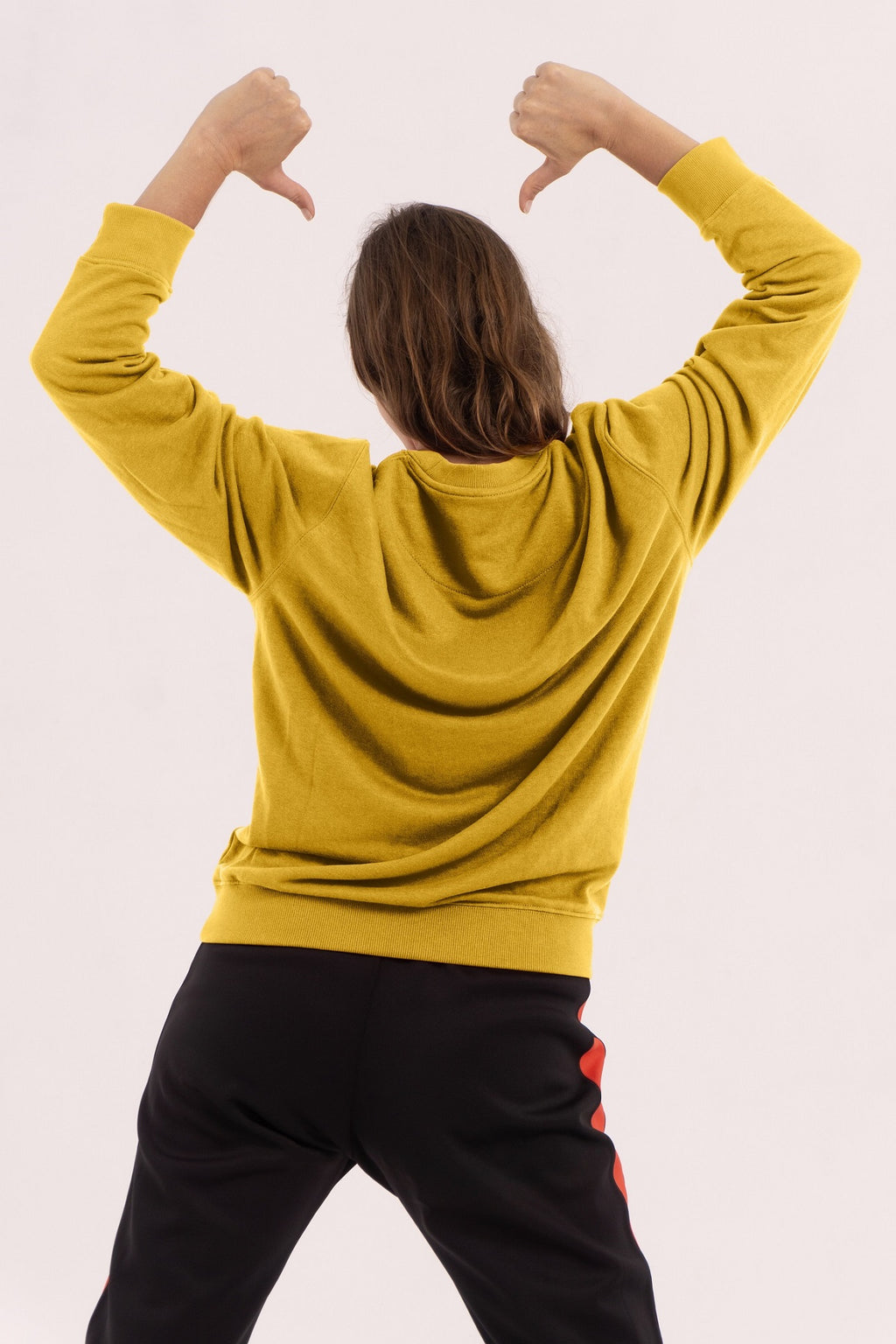 Sudadera sin capucha - Mustard
