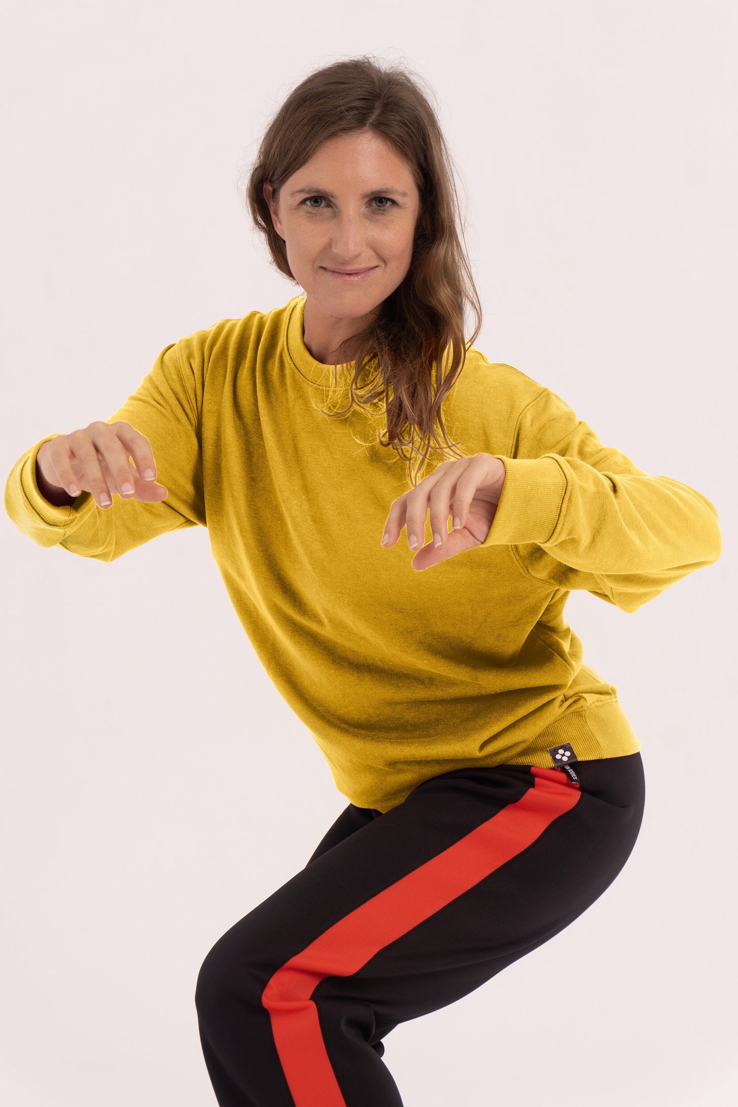 Sudadera sin capucha - Mustard