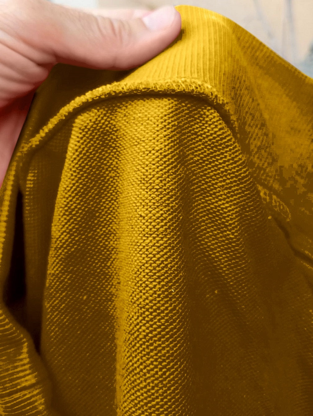 Sudadera sin capucha - Mustard