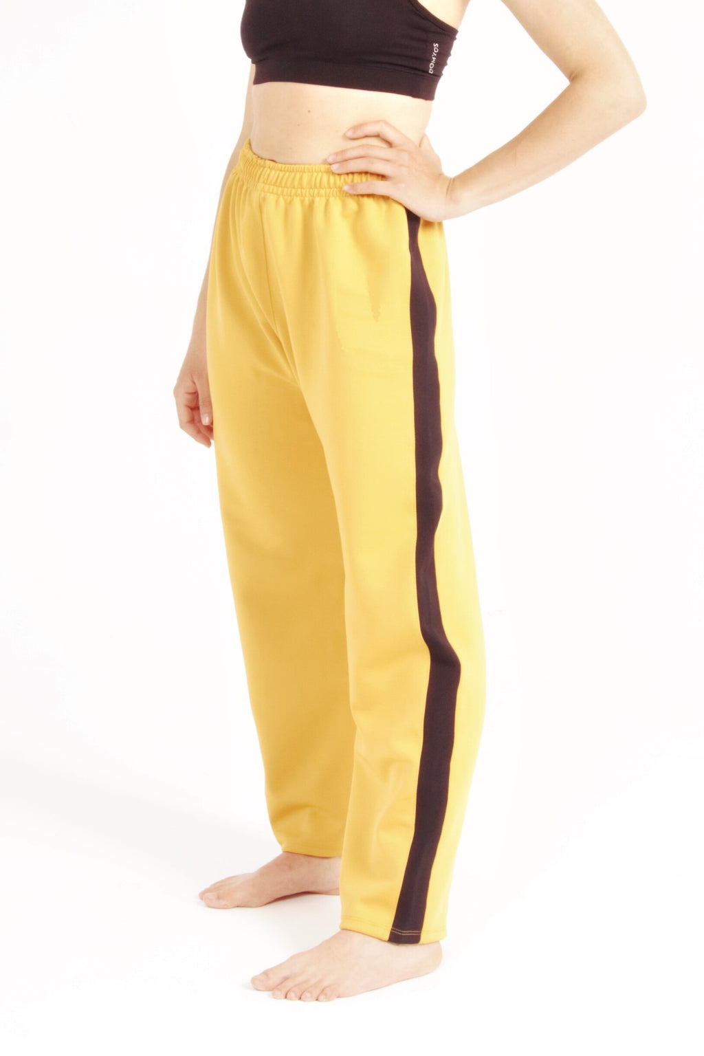 Pantalón de Danza Contemporánea - Mostaza & Negro