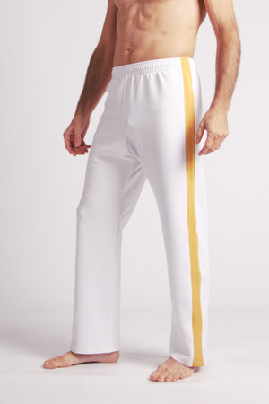 Flying Contemporary Dance Pants - White & Mustard / EMotionBodiesBrand – E  Motion Bodies Brand