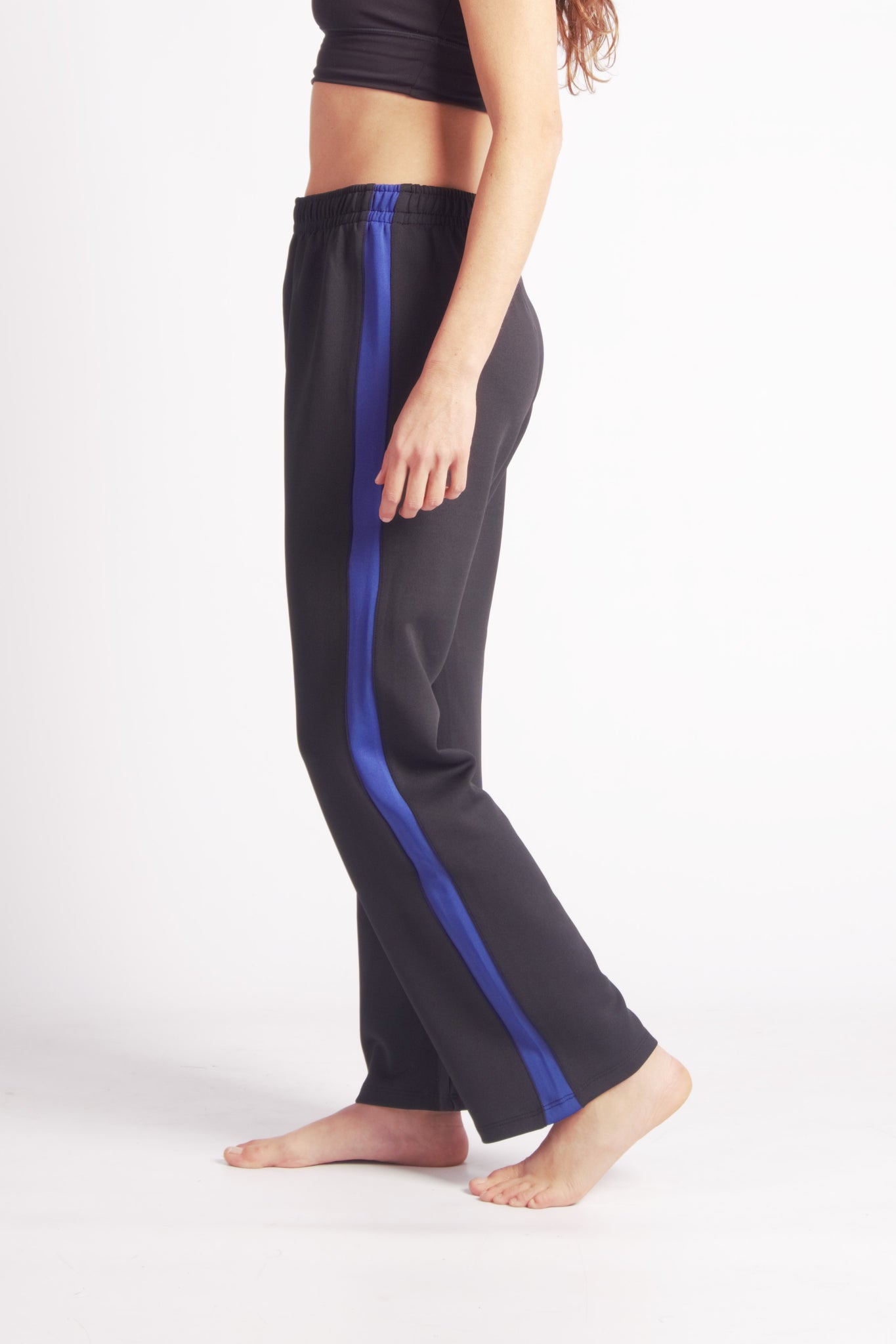 Flying Contemporary Dance Pants - Black & Blue